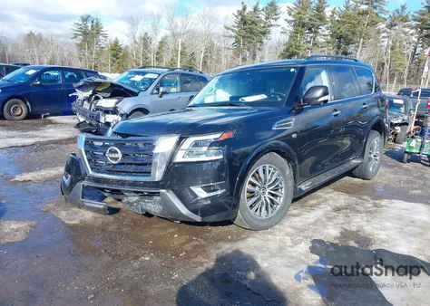 2021 Nissan Armada Sl 4Wd z USA, uszkodzony, nr VIN JN8AY2BB8M9792203